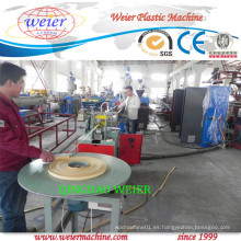 Línea de producción de la máquina de la extrusión de la venda del borde del PVC de la extrusora del solo tornillo